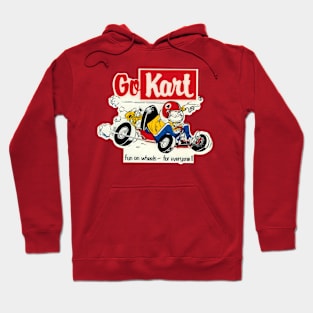 Go Kart - Vintage 1960s decal artwork Hoodie